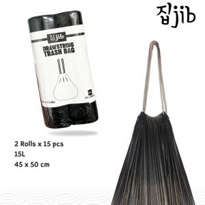 JIB Drawstring Trash Bag / Plastik sampah 45x50 cm