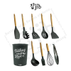 JIB UTENSIL SET 9 PCS - ABU SATUAN