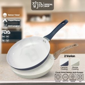 JIB Fry Pan Marble & Ceramic Coating