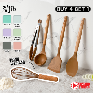 JIB Utensil Silicone Buy 4 Get 1 / Bundle Utensil Silikon
